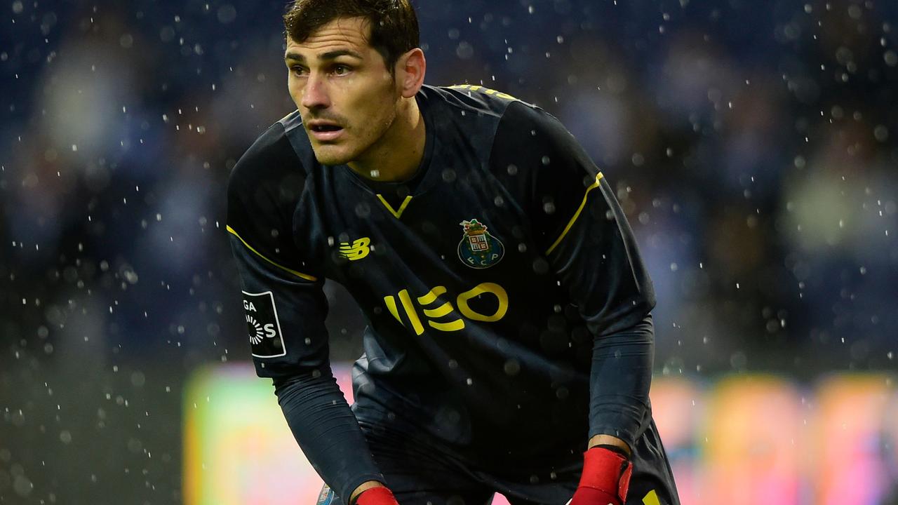 Iker Casillas playing for Porto in 2016. Picture: Miguel Riopa/AFP