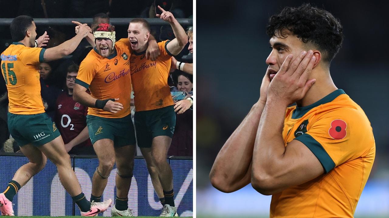 ‘Unbelievable’: Wild scenes as Wallabies win thriller against England