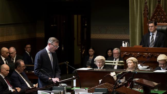 NSW Premier Dominic Perrottet at State Parliament. Picture: Nikki Short