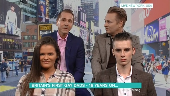 Britain's first gay dads (This Morning)