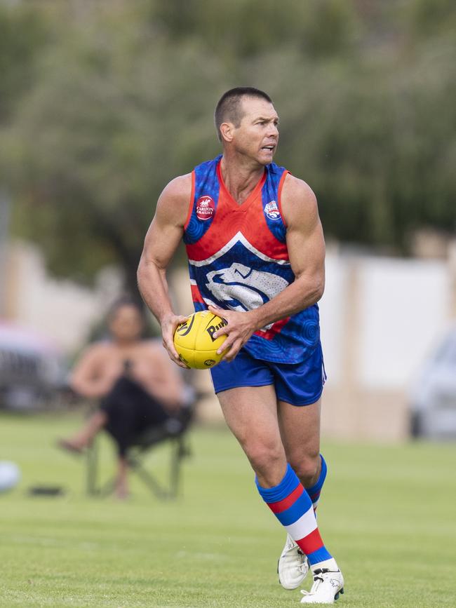 Ben Cousins plays for Queens Park Football Club. Picture: Simon Santi The West Australian.