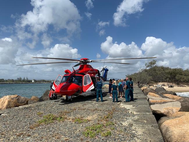 Rescue 500 Helicopter. Pic: Annie Erichsen/Volunteer Marine Rescue.