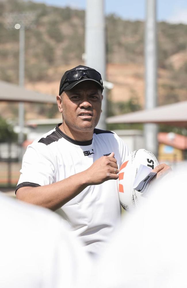 New Zealand women's coach Ricky Henry during the side's 2023 Pacific Championship campaign. Picture: Kiwi Ferns Facebook