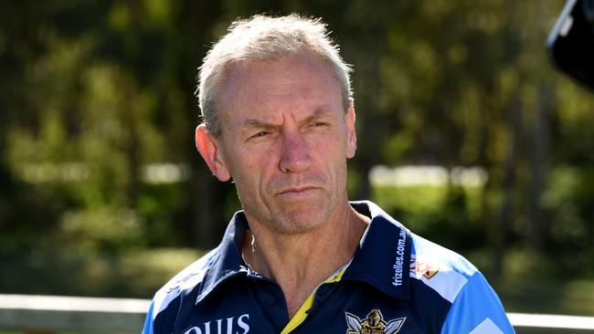 Gold Coast Bulletin only Please check with Picture Editor before use Titans coach Neil Henry to launch Fox LeagueÕs Retro Round at Parkwood. Photo: Steve Holland