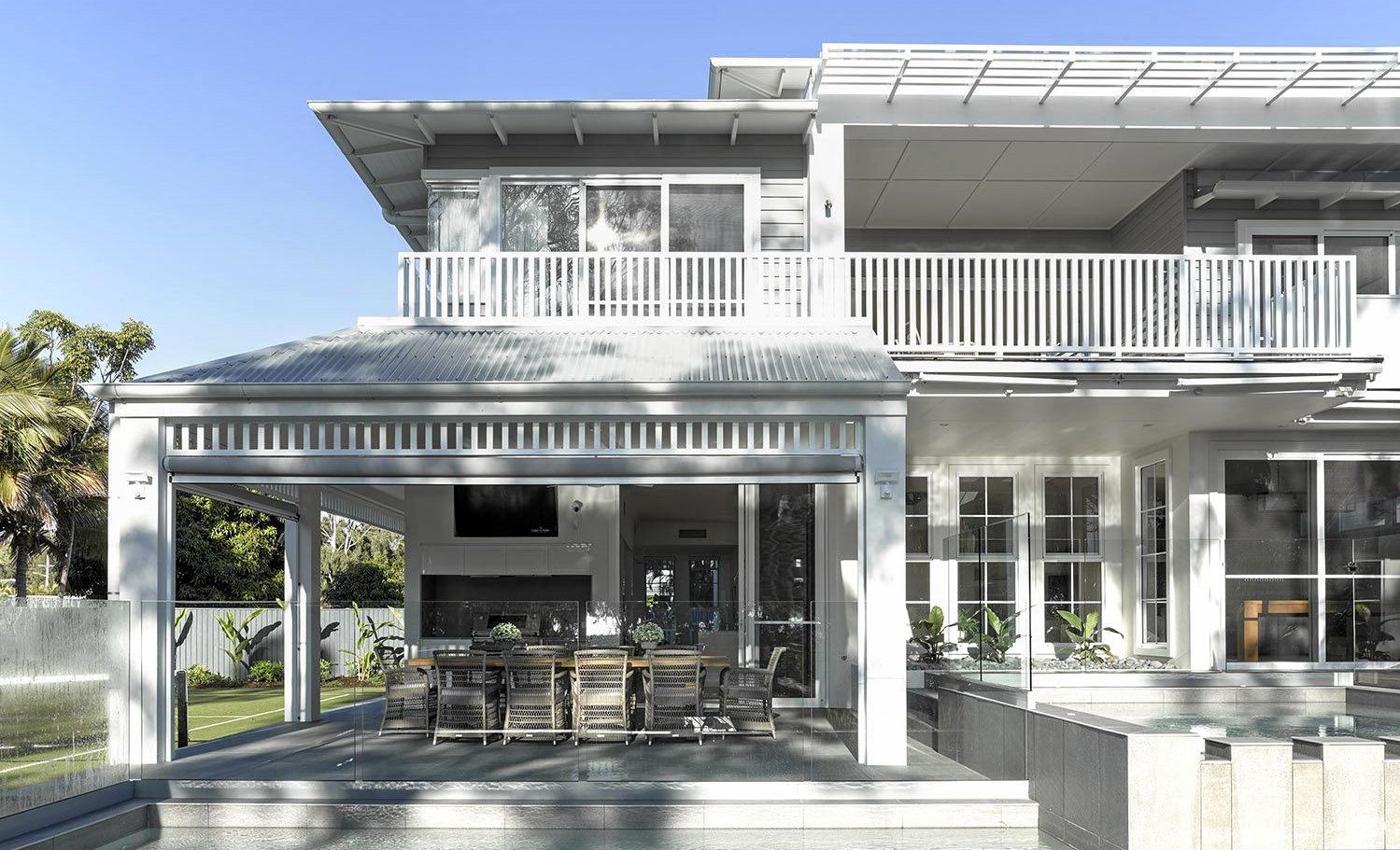 Gibson Homes' Kieran and Claire Gibson took out the Wide Bay Home of the Year at the 2017 Housing Industry Association for this home they built at Agnes Water.