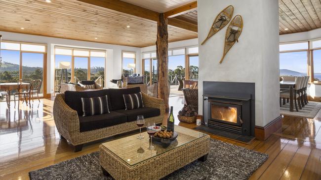 Lounge area of The Cape House. Picture: Jonas Haag