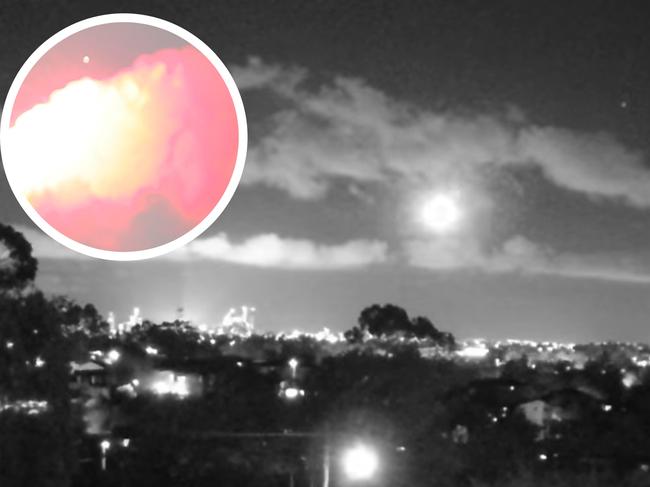 WATCH: ‘Creepy’ giant red orb seen in skies above Brisbane