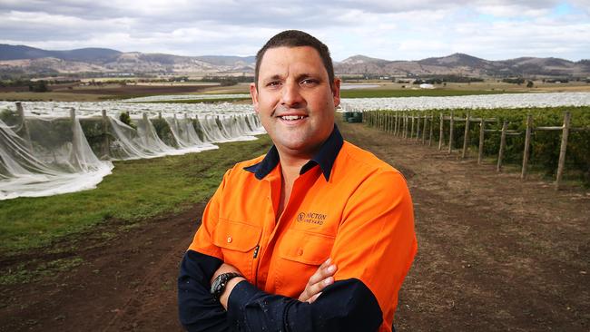 Nocton vineyard manager Matt Barwick. Picture: SAM ROSEWARNE