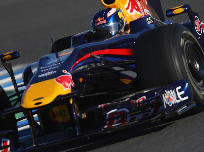 In action: Daniel Ricciardo racing at the Circuito De Jerez on December 1, 2009. Picture: Mark Thompson/Getty Images