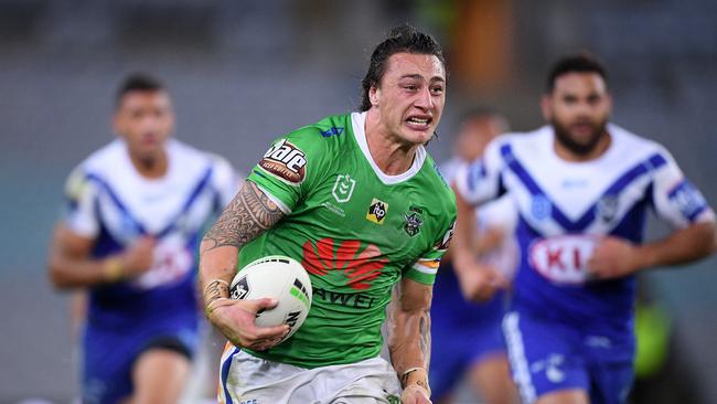 Wighton still had his eye on fullback until Charnze Nicoll-Klokstad arrived. AAP Image/Dan Himbrechts.