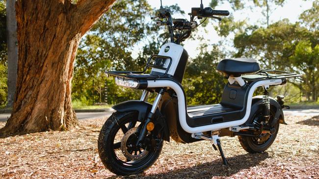 One of Benzina Zero's new electric scooters.