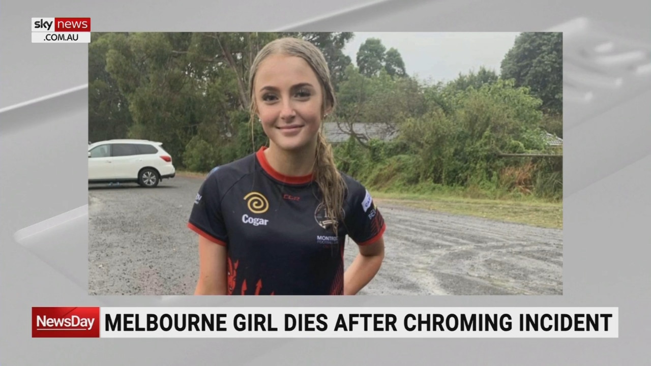 A 13-year-old girl dies after chroming incident