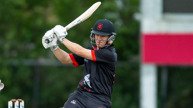 Jack Davies in action for Essendon. Picture: Arj Giese