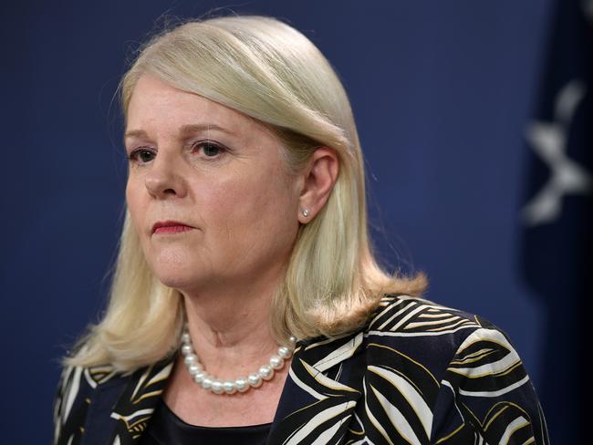 Federal Minister for the Department of Industry, Innovation and Science Karen Andrews said she was "very disappointed" in Holden’s decision. Picture: Joel Carrett/AAP