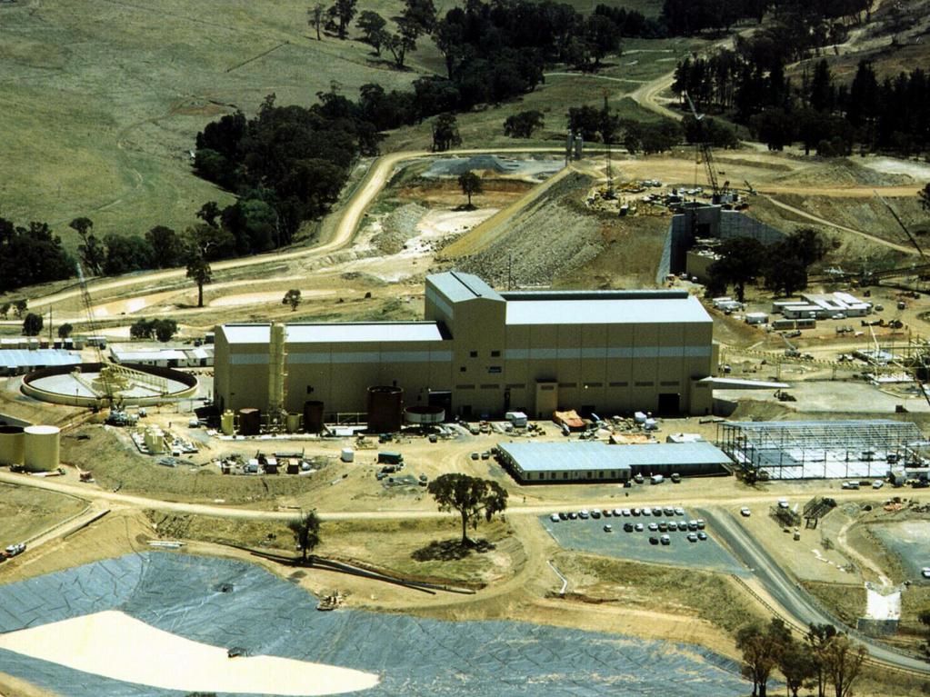 Newcrest Mining's Cadia Hill gold mine treatment plant in Orange.