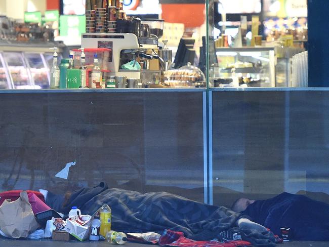 Councils have called for more social housing as new figures show about 400 people sleep rough on inner-city streets every night. Picture: Nicole Garmston