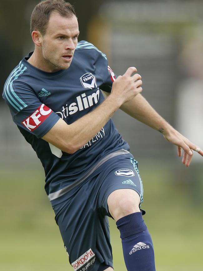 Leigh Broxham will break Victory’s appearance record in the latest Big Blue.