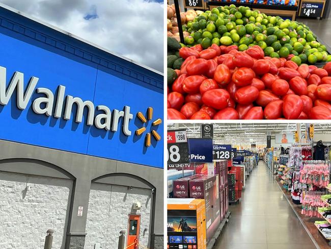 Walmart store in North Bergen, New Jersey, in April 2022. Picture: Benedict Brook/news.com.au.