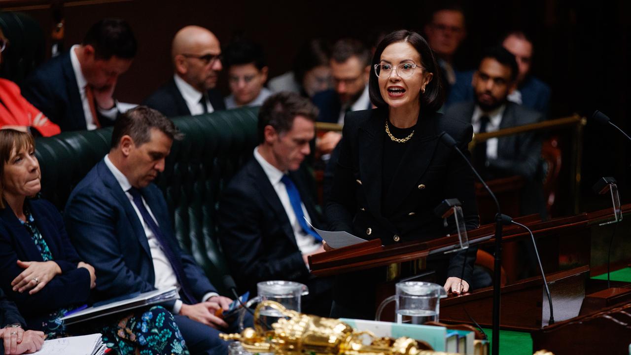 NSW Deputy Premier Prue Car gave her federal counterparts a spray over school funding in Question Time on Thursday. Picture: NewsWire / Nikki Short