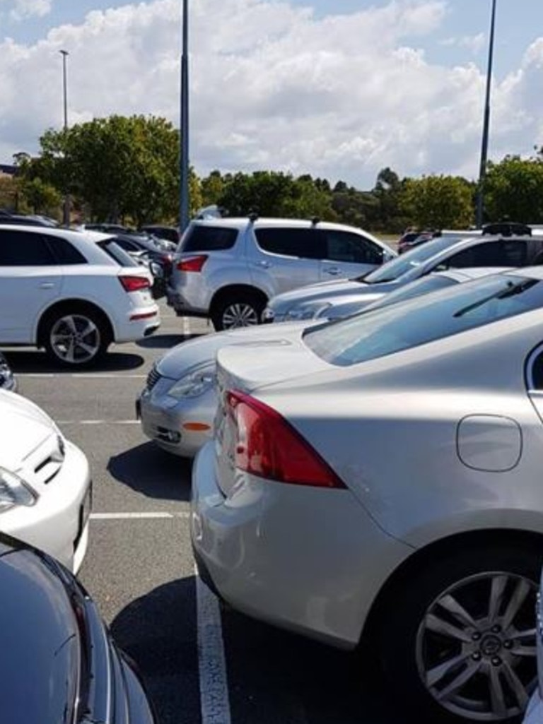 Bad parking at Harbourtown, Gold Coast