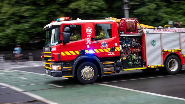 The fire broke out in St Kilda.