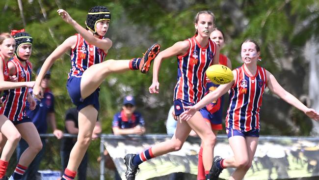 Action from Saturday's McDonaldâ€™s South East Queensland Youth Grand Finals played at Yeronga AFC. 2 September 2023. Picture, John Gass