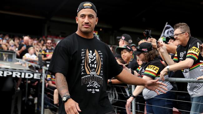 Viliame Kikau was slammed by his own team for the controversial post. Picture: Brendon Thorne/Getty