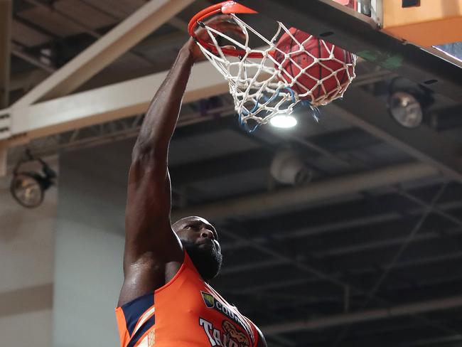 Cairns Taipans big man Nate Jawai was the first Indigenous Australian in the NBA. Picture: Brendan Radke