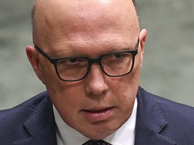 CANBERRA, AUSTRALIA, NewsWire Photos. JUNE 19, 2023: Leader of the Opposition Peter Dutton during Question Time at Parliament House in Canberra. Picture: NCA NewsWire / Martin Ollman