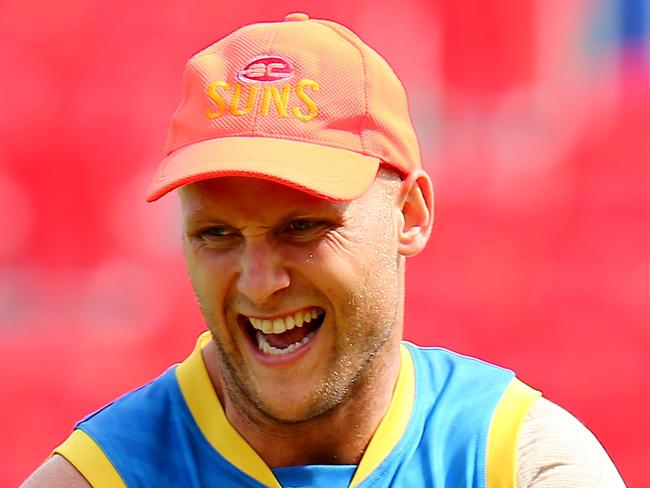 Gold Coast Suns training Metricon Stadium - Gary Ablett Pic by David Clark