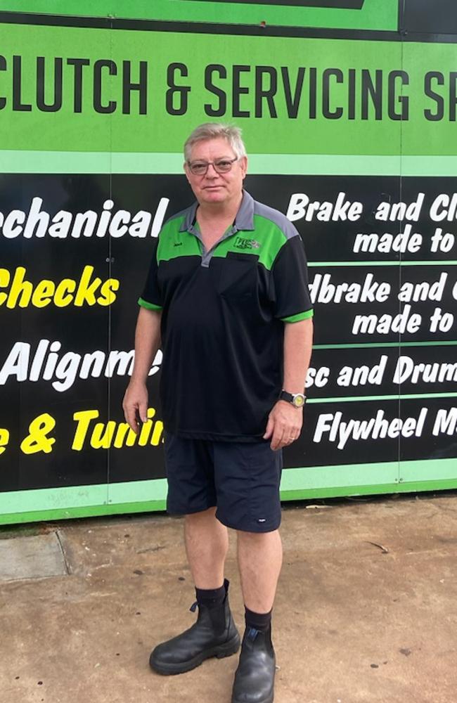 Mark Winn from Phil Kerr Service Centre in Darwin.