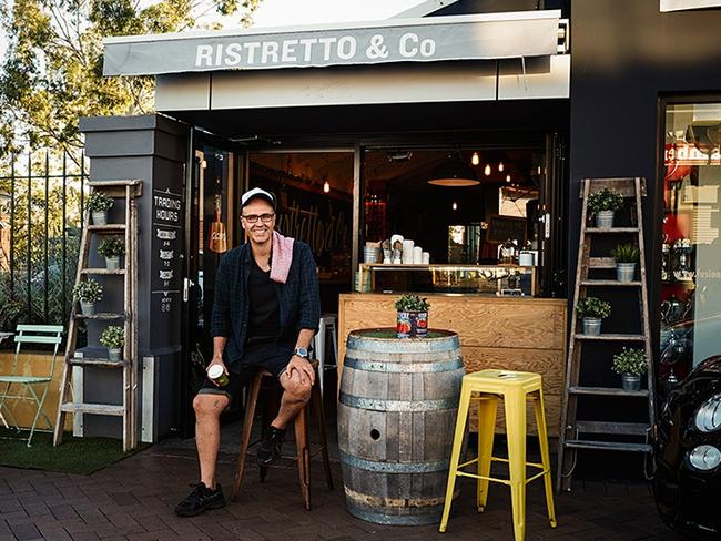 Frank Angilletta at Ristretto & Co. Picture: Gary Healey