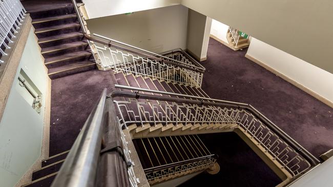 The impressive stairwell. Picture: NCA NewsWire/ Monique Harmer