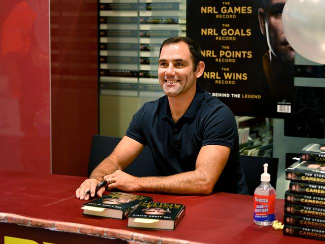Moses also manages Storm and Queensland legend Cameron Smith. Picture: Alix Sweeney