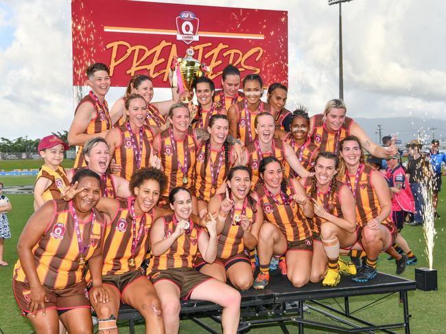 Manunda Hawks won the women's AFL Cairns grand final. Picture: Supplied