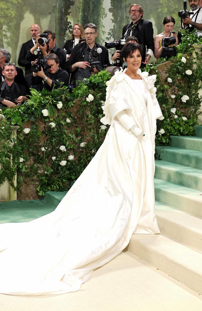 Kris Jenner dressed in Oscar de la Renta. Picture: Getty Images