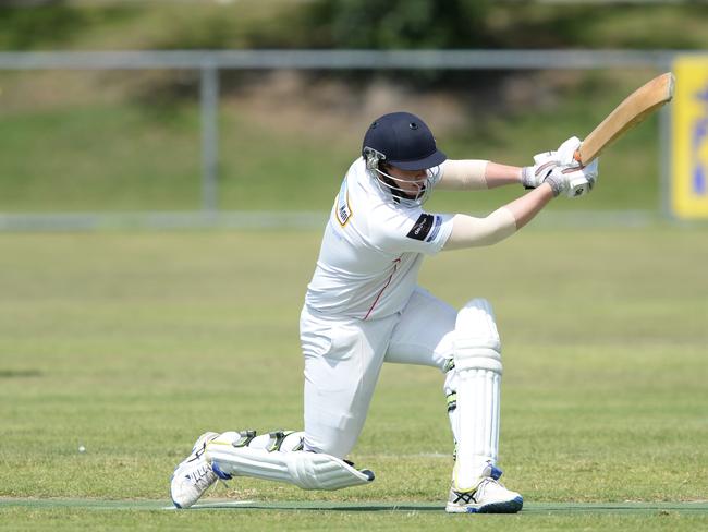 Balnarring batsman Lachlan Barton. Picture: Chris Eastman