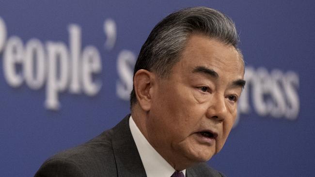 Chinese Foreign Minister Wang Yi.