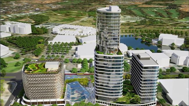 Landcom released its planning proposal for a 25-storey hotel and commercial precinct at the Norwest Metro station site.