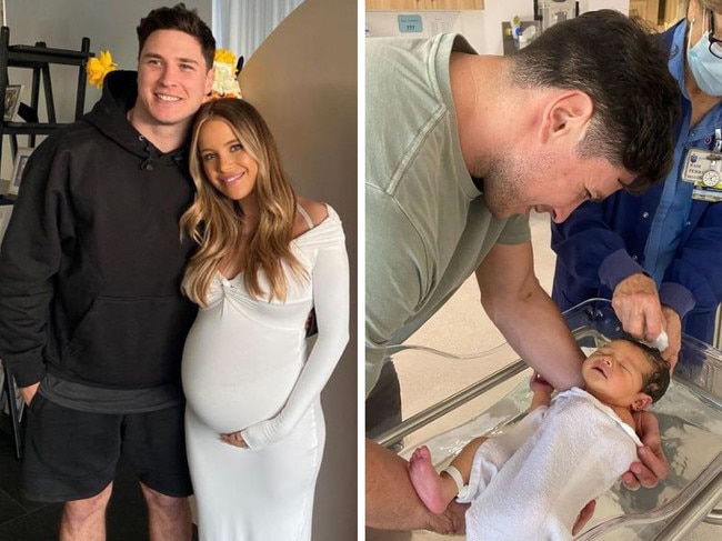 Mitch Moses and his partner have welcomed their first child.