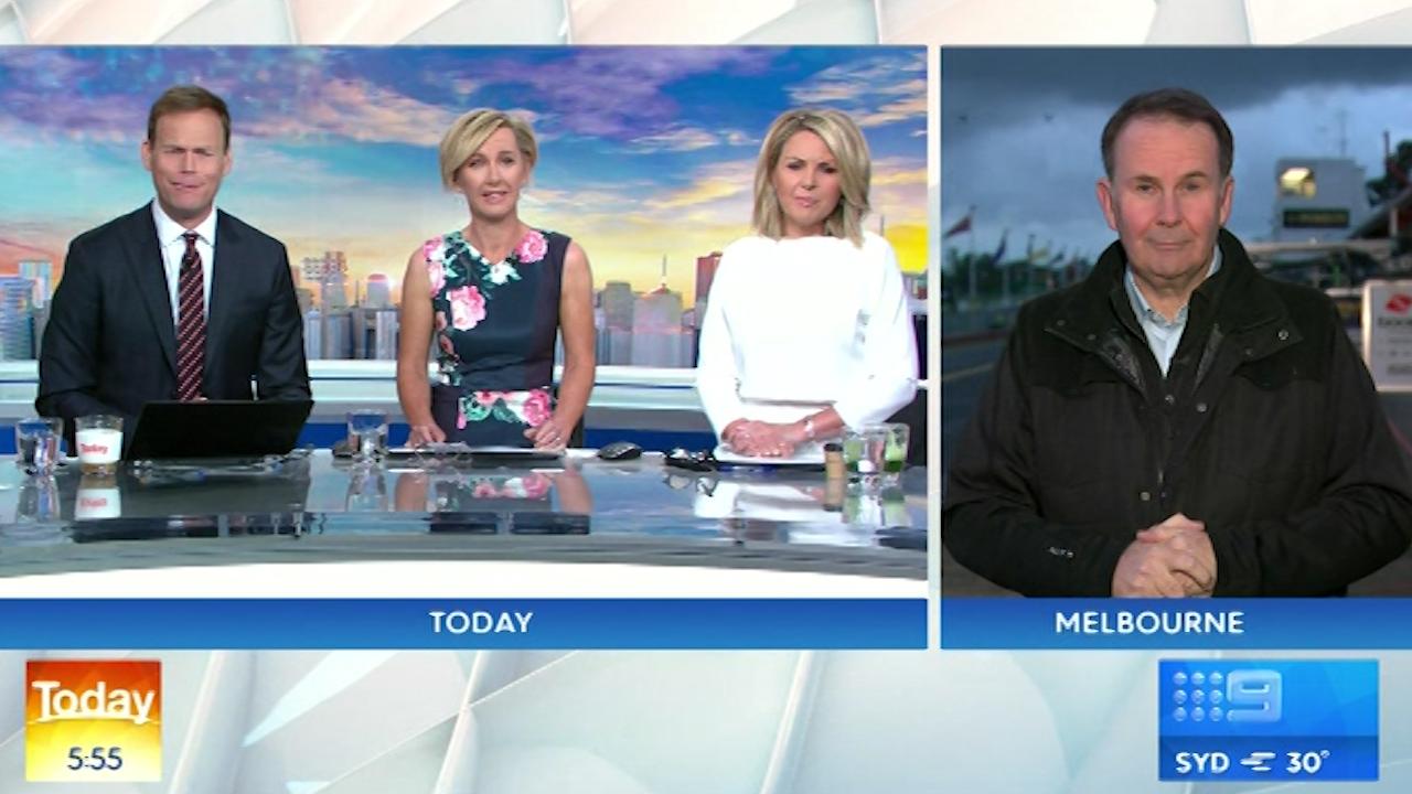 It's all happy family at Channel 9's Today show.