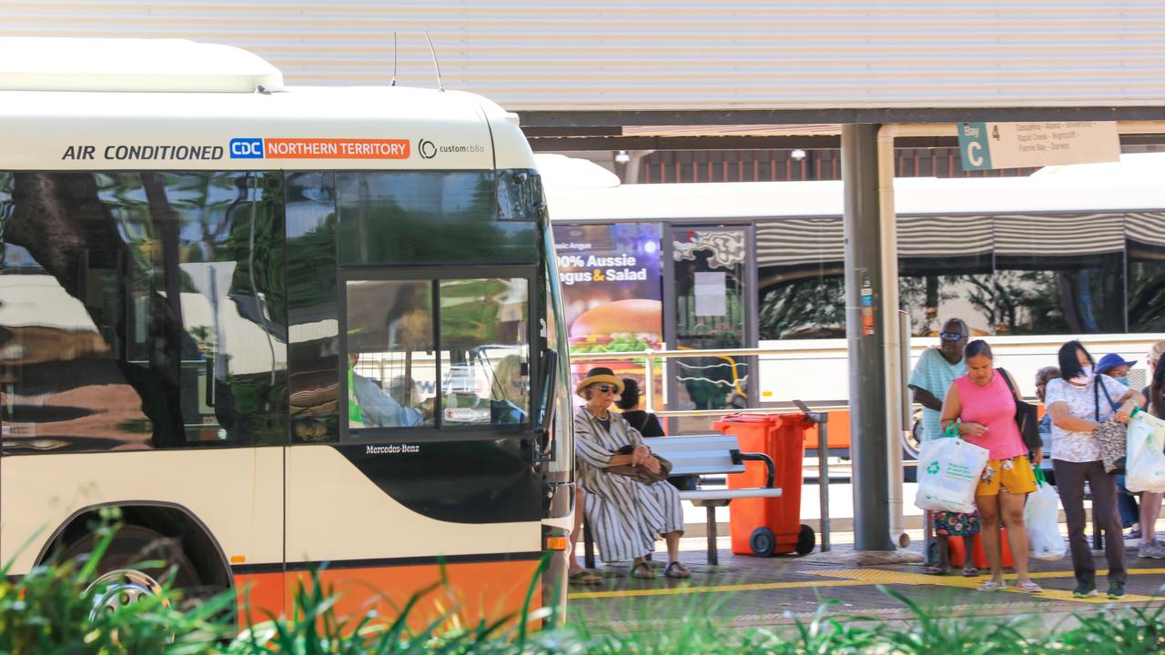 Two boys have been arrested after an alleged assault at the Casuarina bus interchange. Picture: Glenn Campbell