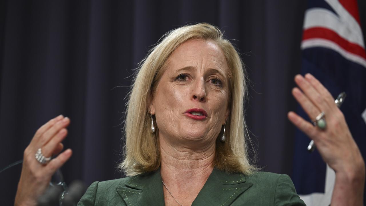 Women’s Minister Katy Gallagher will reveal Labor’s blueprint for gender equality, and announce changes to paid parental leave, on Thursday. Picture: NCA NewsWire / Martin Ollman