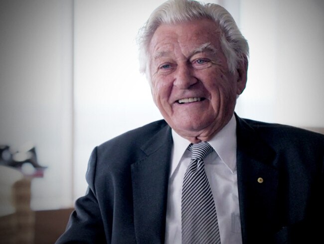 Former Prime Minister Bob Hawke.