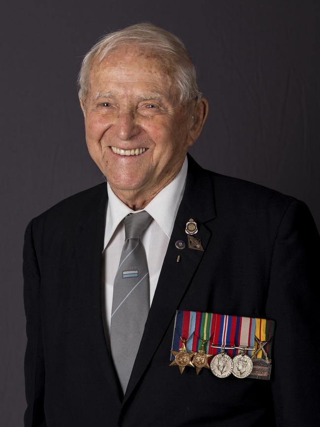 Corporal Leonard Frank Lister who served during World War II. Picture: AIPP "Reflections" Project, courtesy of Australian War Memorial