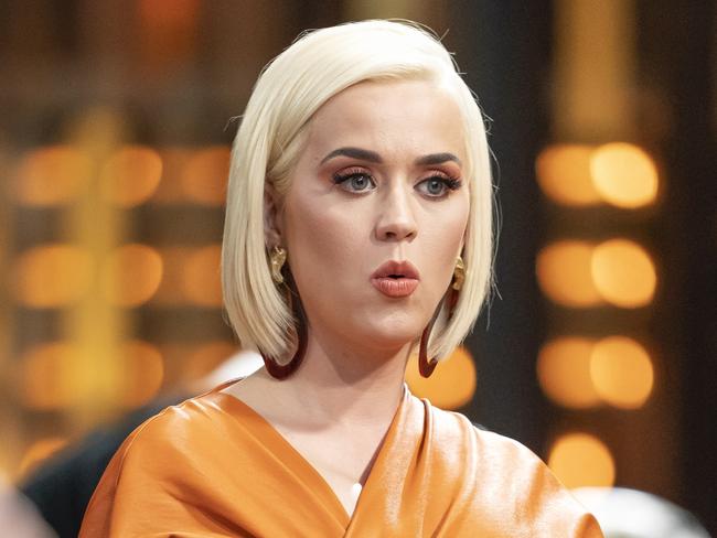 Katy Perry on set of MasterChef. Supplied: Network Ten