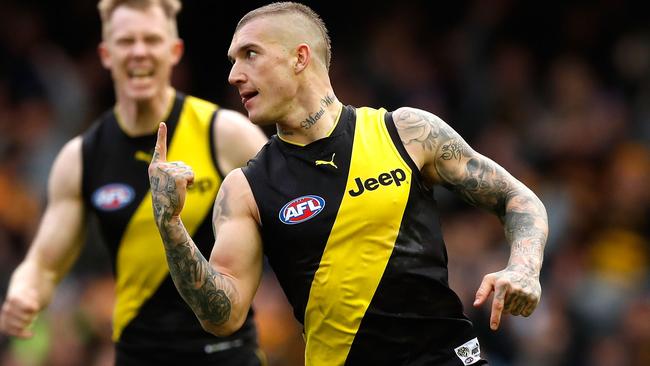 Dustin Martin is now Brownlow Medal favourite.