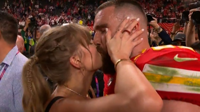 Taylor Swift's Tearful Super Bowl embrace with Kelce after Kansas City win