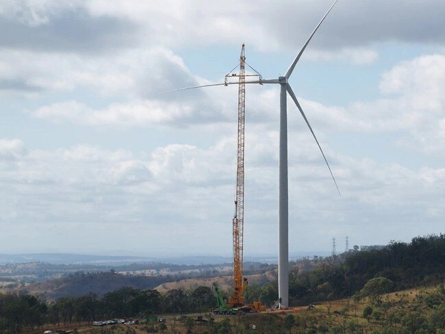 Coopers Gap Windfarm near Kingaroy. Photo: AGL