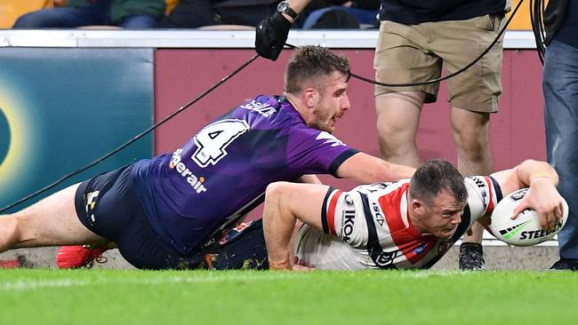 Josh Morris continued his good form with a double against the Storm. Picture: Getty Images